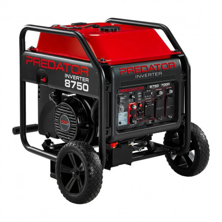 Generador inversor de marco abierto PREDATOR de 8750 vatios con tecnología CO SECURE, EPA