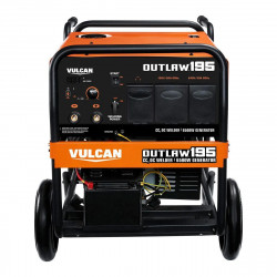 Soldadora de varilla accionada por motor VULCAN OUTLAW 195 con tecnología CO SECURE