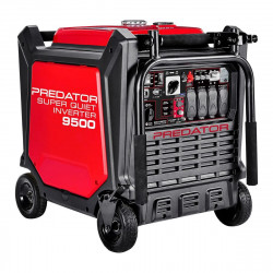 Generador inversor PREDATOR de 9500 vatios súper silencioso con tecnología CO SECURE, EPA